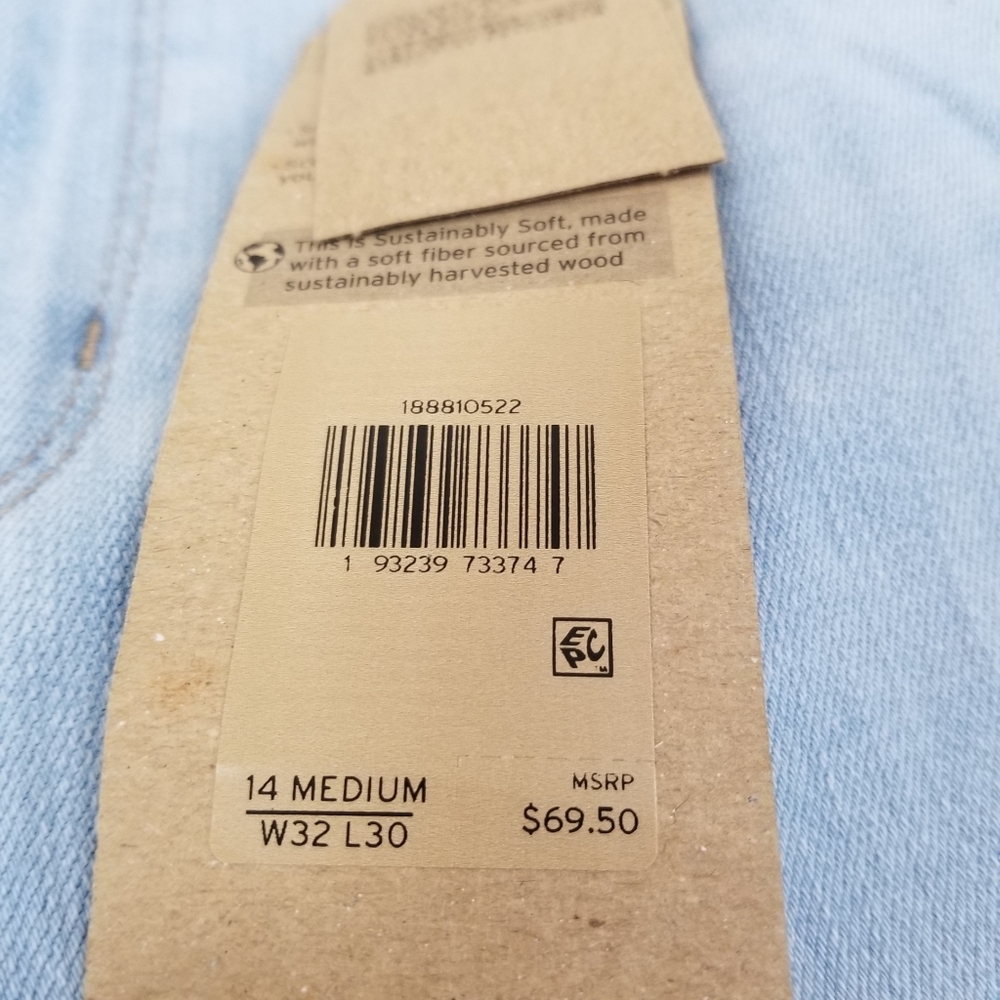 Levi's Sculpt Ultrasoft 711 Skinny Jeans Size 32 NWT - Picture 7 of 8